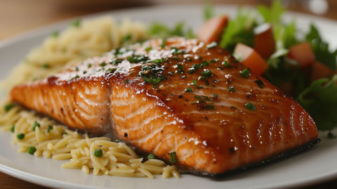 Honey Glazed Salmon Recipe - Ames Farm Single Source Honey