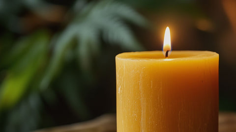 Top 5 Benefits of Using Beeswax Candles - Ames Farm Single Source Honey