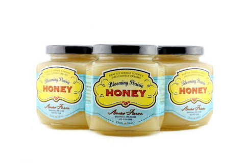 Blooming Prairie Creamed Honey 3X - Ames Farm Single Source Honey